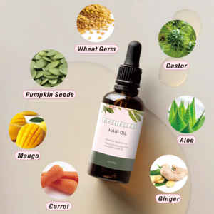 Huile capillaire naturelle et biologique Mega Growth <span class=keywords><strong>Elixir</strong></span>, traitement aux herbes, mélange d'huile d'argan et de romarin pour la croissance <span class=keywords><strong>des</strong></span> cheveux, bienfaits antipelliculaires - Product Image 5