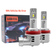 Ampoules de phares LED Canbus S2P H11 H8 60W H1 H4 H7 HB3 HB4 9012, format mini 1:1, Plug and Play, pour BMW E46 et Mercedes-Benz