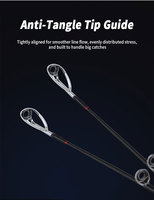 Canne à pêche en mer Z019 2.44m 2.76m 3.03m en carbone à action moyenne rapide pour spinning et baitcasting, pêche à la mouche/jigging