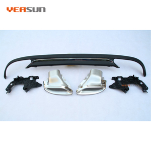 Difusor trasero cromado Clase <span class=keywords><strong>E</strong></span> W212 para Mercedes Benz, aspecto clásico, E300, 2013, 2014, 2015 - Product Image 5