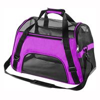 Sac à dos de transport pour animaux de compagnie (chats et chiens) écologique de marque MJ, petit format, en coton, avec fermeture éclair, compatible avec les voyages, à placer sous la banquette