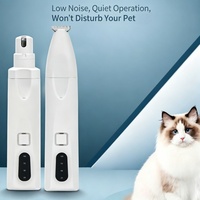 Kit de lime à ongles électrique standard pour animaux de compagnie