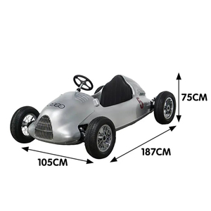 Voiture électrique haut de gamme sous licence Audi Typ D pour adultes et enfants, moteur brushless 350W 24V, véhicules porteurs surdimensionnés pour grands enfants - Product Image 5