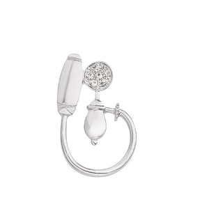 Broche en alliage style européen et américain, motif microscope médical, or et argent, accessoire de mode, badge, bijoux pour femme - Product Image 4