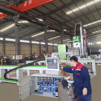 Máquina CNC de 5 Ejes para Corte de Piedra, con Motor Servo y Bomba, para Encimeras de Cocina, Cuarzo y Mármol