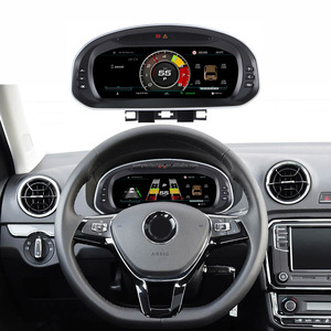 แผงหน้าปัดรถยนต์ดิจิตอลขนาด 10.25 นิ้ว สำหรับรถยนต์ Volkswagen VM Jetta ปี 2013-2019 จอ LCD แสดงผลความเร็ว - Product Image 1