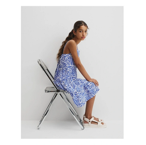 Tenue d'été en coton élégante et amusante pour filles, avec un style inspiré de l'artisanat décoratif, un tissu respirant et un confort facile - Product Image 1