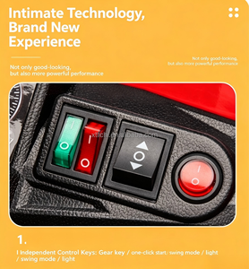 Voiture <span class=keywords><strong>électrique</strong></span> pour enfants à 2 places, alimentée par batterie 12V, avec moteurs doubles 550, télécommande - Product Image 4