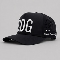 Gorra de Béisbol de 5 Paneles con Logotipo Bordado Personalizado y Perforaciones Láser para Hombre y Mujer, Gorra Deportiva de Alta Calidad