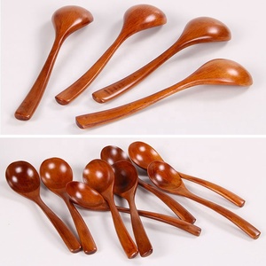 Set di cucchiaini da tè in legno antico da 18,5 cm per caffè, condimenti, miele, cucina e servizio a tavola, all'ingrosso - Product Image 5