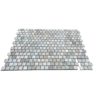 Tùy chỉnh đá tự nhiên biệt thự màu Plaza <span class=keywords><strong>Granite</strong></span> <span class=keywords><strong>pavers</strong></span> ngăn xếp trái phiếu giảm lát đá lưới đường lái xe đá cuội - Product Image 4