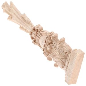 Apliques tallados de madera sin pintar Onlays Corbels Calcomanías Molduras para ventana Marco de puerta <span class=keywords><strong>Roma</strong></span> Columna Pared Sala de estar Escuela - Product Image 5