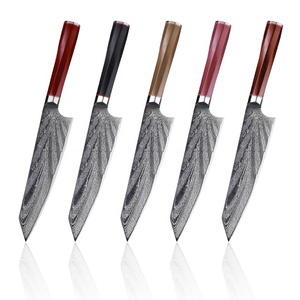 Jeu de couteaux pour chef professionnel, couteaux de damas - Product Image 1
