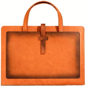 Custom Designed Leather A4 <b>Document</b> <b>Bag</b> with Handle - Ideal for Promotional and Corporate Gifts - Product Image 5