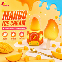 Bonbons gélifiés à la crème glacée de mangue de haute qualité, saveur crémeuse et fruitée, coffret cadeau premium, service OEM ODM personnalisé, vente en gros en vrac