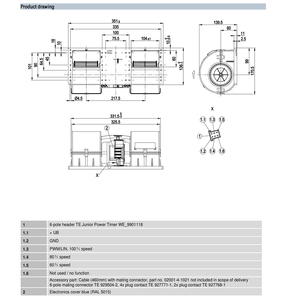 พัดลมแบบแรงเหวี่ยง EBM-PAPST รุ่น K3G097-AK28-75/G02 ขนาด 97 มม. 24V EC แบบคอมแพค ให้แรงลมสูง แรงดันสูง สำหรับระบายความร้อนในอุตสาหกรรม ความเร็วรอบสูง - Product Image 6
