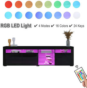 Античная китайская современная мебель для гостиной, телевизионная стойка, оборудование, шкаф, комплект со светодиодным освещением в Китае - Product Image 3