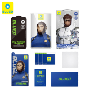 Protector <span class=keywords><strong>de</strong></span> Pantalla BLUEO 3X Resistente a Impactos y Arañazos, Vidrio Templado Amigable con la Vista para iPhone 17 Pro Max - Product Image 3