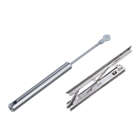 Amortisseur hydraulique compact avec support de montage, fermeture silencieuse et douce, mini-accessoire de quincaillerie pour portes d'armoires