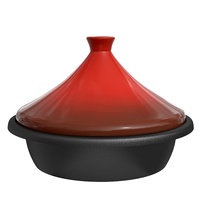 Tajine en fonte écologique personnalisé avec fond à induction et base plate, style marocain, pour OEM