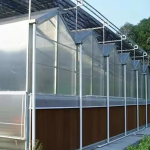 Serre agricole en plastique zigzag pour tomates/fruits avec système aéroponique et fertilisation - Product Image 6