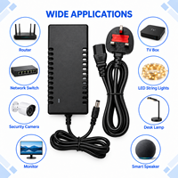Adaptateur secteur de bureau 24V 3A certifié CE RoHS EMC pour affichage numérique, projecteur, enregistreur CCTV, éclairage intérieur, directement de l'usine