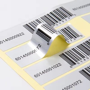 Boni không thấm nước tùy chỉnh Vinyl PVC bao bì nhãn QR mã Holographic khuyến mãi dính Sticker mã vạch nhãn giá Logo - Product Image 2