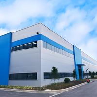 Edificio Metálico Prefabricado Duradero con Estructura de Acero de Alta Calidad para Uso Industrial y Comercial