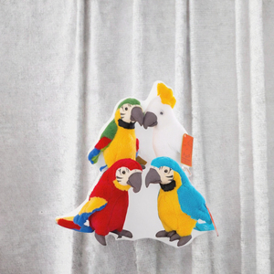 Hete Verkoop Schattige Papegaaien Pop Simulatie Zachte Stof Knuffeldier Vogel Speelgoed Met Pp Katoen Vulling - Product Image 3