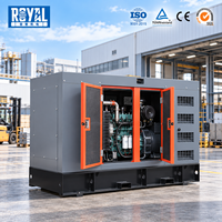 Générateur diesel silencieux Royal Wholesale 80 kW 100 kVA Deepsea triphasé 4 fils pour centrale électrique industrielle