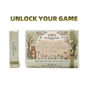 Cartes de vérité <span class=keywords><strong>ou</strong></span> de défi amusantes et personnalisées avec dorure à chaud, imprimées sur presse allemande Heidelberg avec revêtement mat intégral pour festivals, carnavals et fêtes - Product Image 2