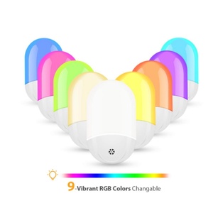 Plug-in LED Night <b>Lights</b> for Kids Smart Remote RGB Night <b>Light</b> - Product Image 5