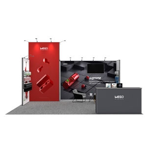 20x20ft Modular gian hàng triển lãm 6x6 thương mại lớn hiển thị gian hàng hiển thị dễ dàng thiết lập gian hàng đứng với lưu trữ - Product Image 2