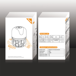 เครื่องแปรรูปอาหารแบบชาร์จ Usb <span class=keywords><strong>ไฟฟ้า</strong></span>,เครื่องปั่นอาหารขนาดเล็กชาร์จไฟได้สำหรับเด็กทารกเนื้อกระเทียม - Product Image 4