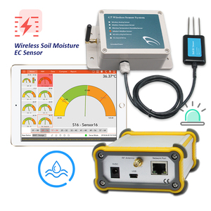Humidité du sol pour l'agriculture en plein air ABS ingénierie plastique système d'alarme domestique sans fil capteur d'humidité du sol EC - Product Image 1