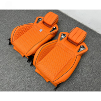 Sièges de course en cuir 2 pièces style B, imperméables, orange, pour Mercedes-Benz Classe G W464 G500 AMG G63 G550 2019-2024