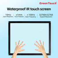 Pantalla táctil IR de 19 pulgadas táctil de 10 puntos y antideslumbrante impermeable IP65 para máquinas de juegos recreativos