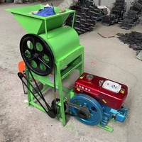 Petite décortiqueuse d'arachides électrique, machine à décortiquer les cacahuètes pour usage domestique et agricole
