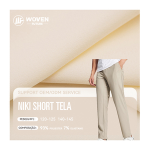 Tissu Jurly Novak en microfibre imperméable, extensible, en polyester et élasthanne, tissé à Shaoxing, pour shorts <span class=keywords><strong>Niki</strong></span> - Product Image 1