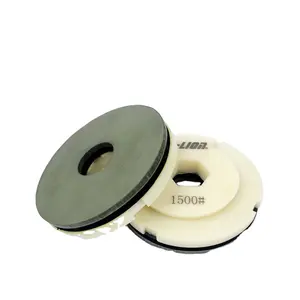 ZL-EC 125mm ZLion 고품질 5 인치 달팽이 잠금 돌 석영 대리석 화강암 다이아몬드 가장자리 연마 패드 Z 사자 다이아몬드 도구