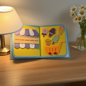 Montessori-Style Felt Busy Board Bible Story Themed Sensory <b>Educational</b> Toys Stimulating Children's Senses - Product Image 5