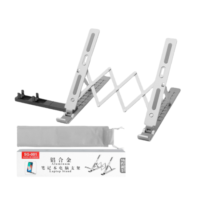 Foldable Laptop Stand Adjustable Height Aircooled Foldable Desktop Supporter Hholder Tablet 10 to 17inch Adjustable Laptop Stand