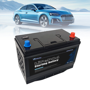 12V 1100CCA 90Ah スマートリチウムバッテリー（SOCディスプレイ付き）、長寿命、軽量、緊急用カースターターバッテリー - Product Image 1