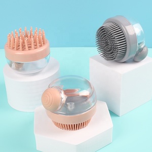 Spazzola per massaggiatore del cuoio capelluto personalizzata all'ingrosso per lo stress del massaggiatore della testa per la crescita dei capelli - Product Image 5