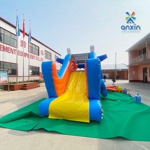 Prix d'usine – Parcours d'obstacles <span class=keywords><strong>gonflable</strong></span> géant en PVC de 0,55 mm, crocodile bleu, avec toboggan et château <span class=keywords><strong>gonflable</strong></span> pour enfants - Product Image 6