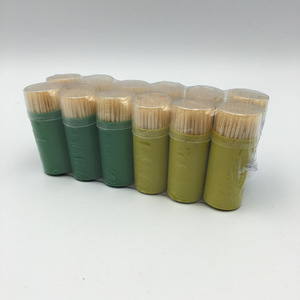 Factory Wholesale Celowrapped Two Tips Bamboo <strong>Toothpicks</strong> - Product Image 4