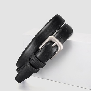 Topkwaliteit echt lederen broekriem Amerikaanse stijl legering gespsluiting eerste laag runderleer dames casual decoratieve riem voor dames - Product Image 5