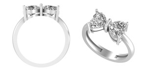 Nuevo anillo de compromiso de diamante cultivado en laboratorio de diseño de moda para unisex disponible a precio asequible Anillos de diamantes - Product Image 3