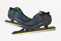 En stock, patins à roulettes de vitesse sur glace professionnels pour adultes de haute qualité, en fibre de carbone HEAD, lame en acier inoxydable, légers et confortables