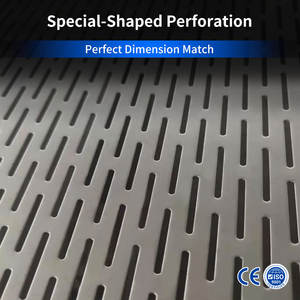 Tôle métallique perforée à fentes pour la ventilation, les clôtures et les projets de construction industrielle - Product Image 1